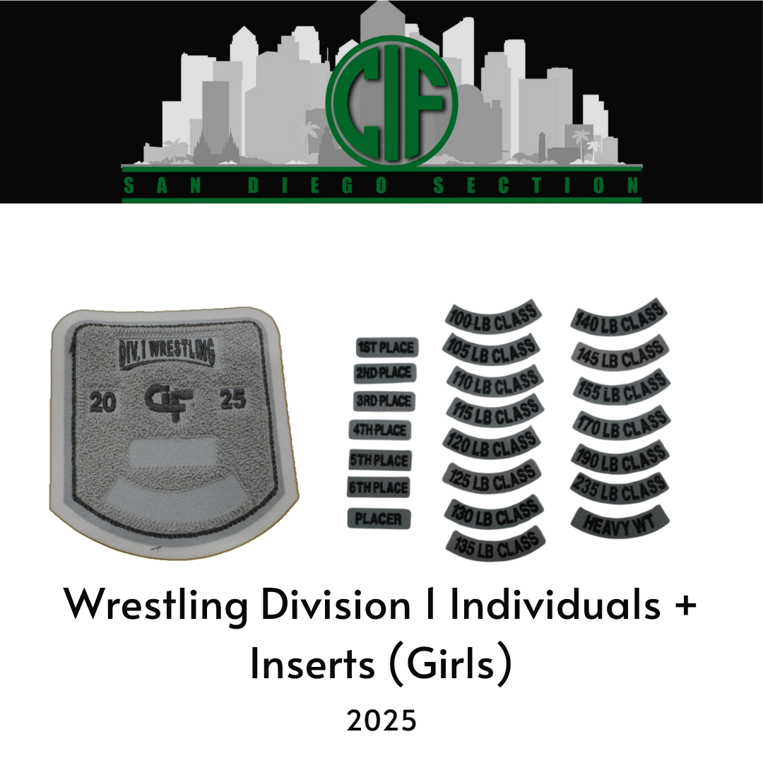 Girls Division 1 Wrestling Individuals + Inserts (Girls) 2025