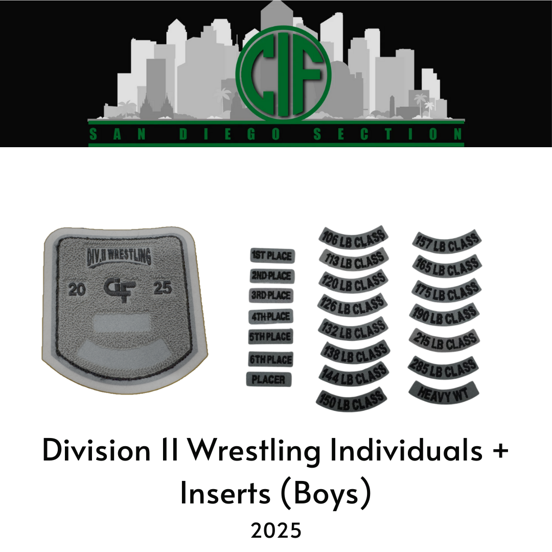 Boys Wrestling Division 2 Individual + Inserts (Boys) 2025