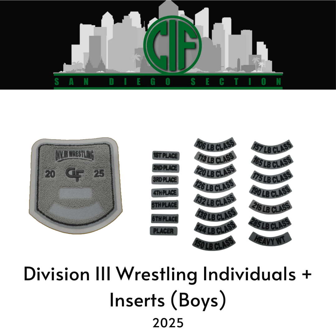 Boys Wrestling Division 3 Individual + Inserts (Boys) 2025