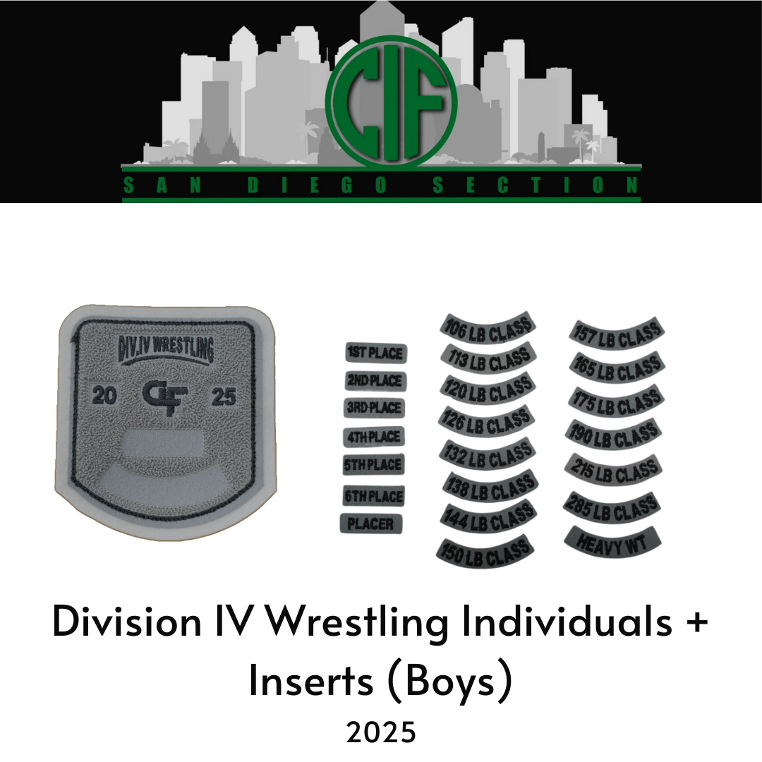 Boys Wrestling Division 4 Individual + Inserts (Boys) 2025