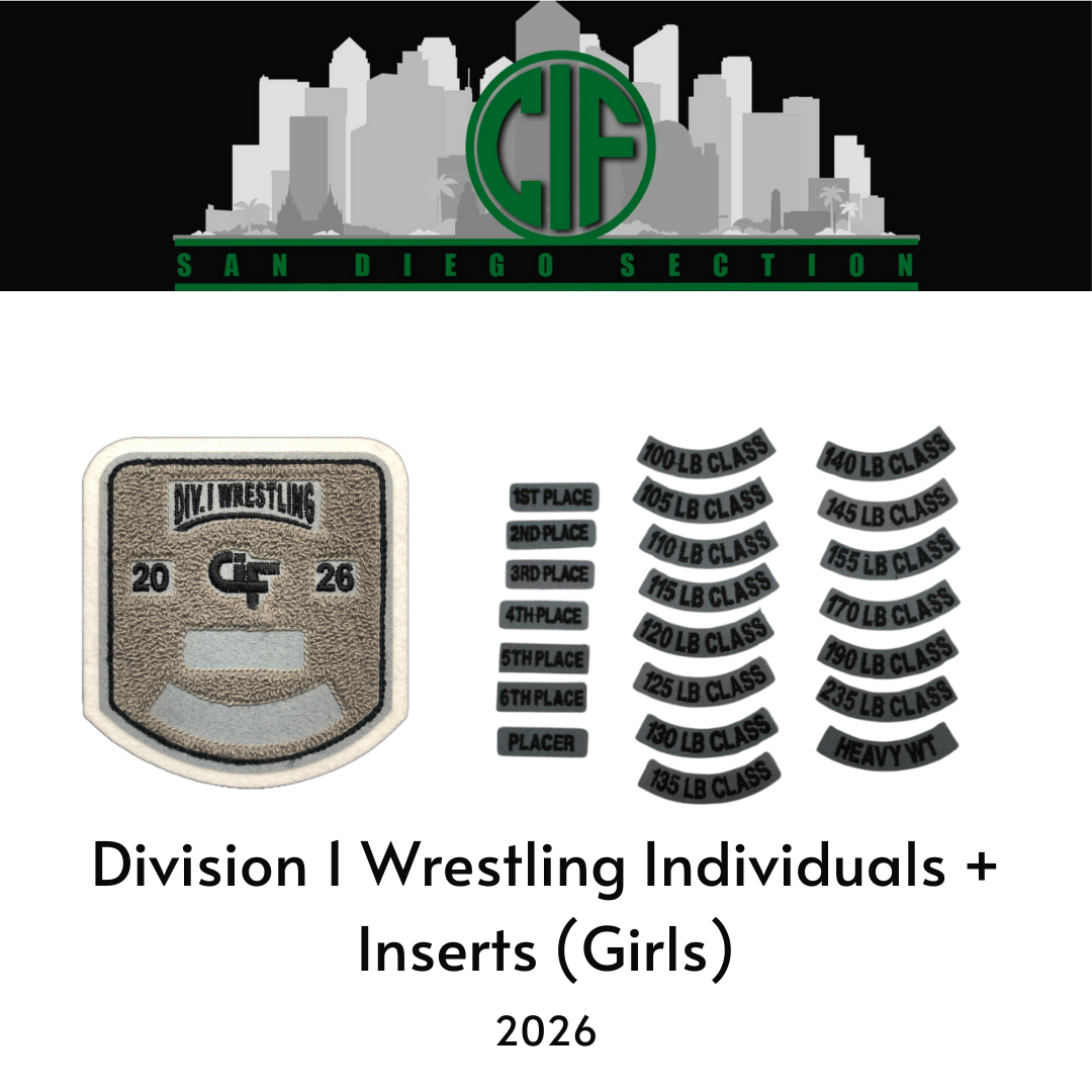Girls Division 1 Wrestling Individuals + Inserts (Girls) 2026