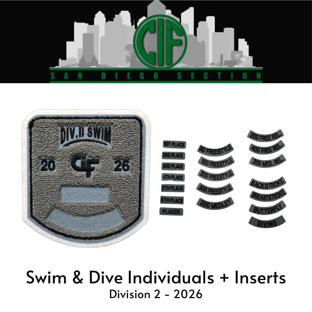 Swim & Dive Individuals - Division 2 + Inserts 2026