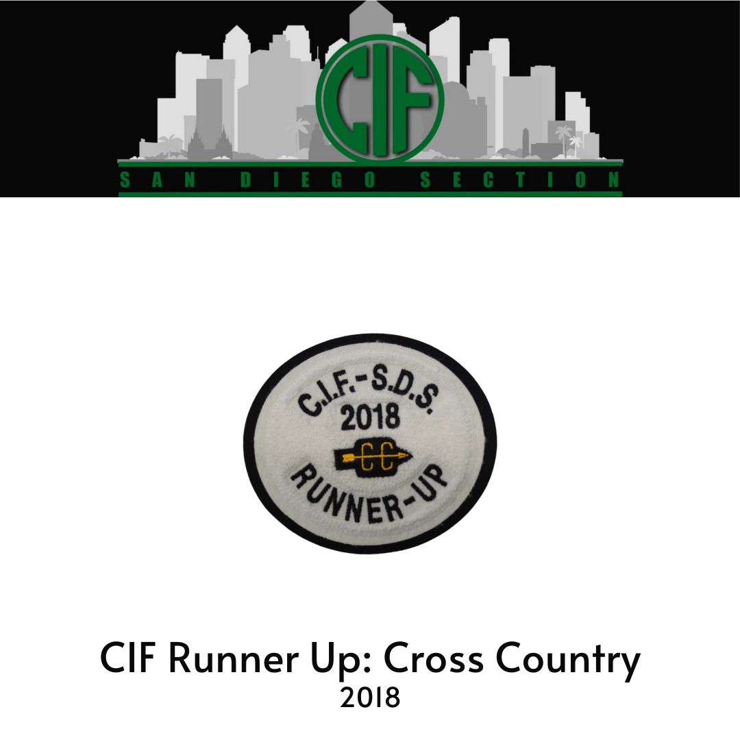 CIF Runner Up: Cross Country 2018