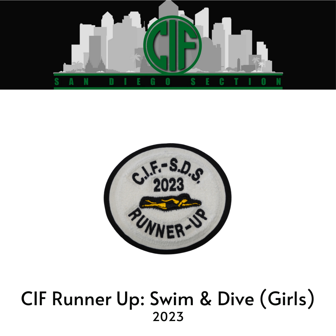 CIF Runner Up: Swim & Dive (Girls) 2023