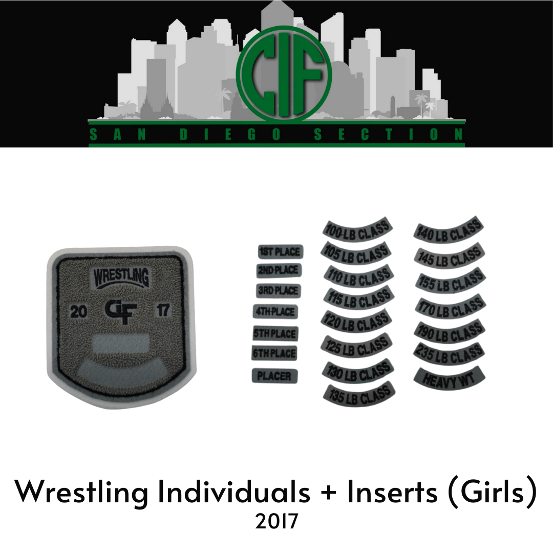 Wrestling Individuals + Inserts (Girls) 2017