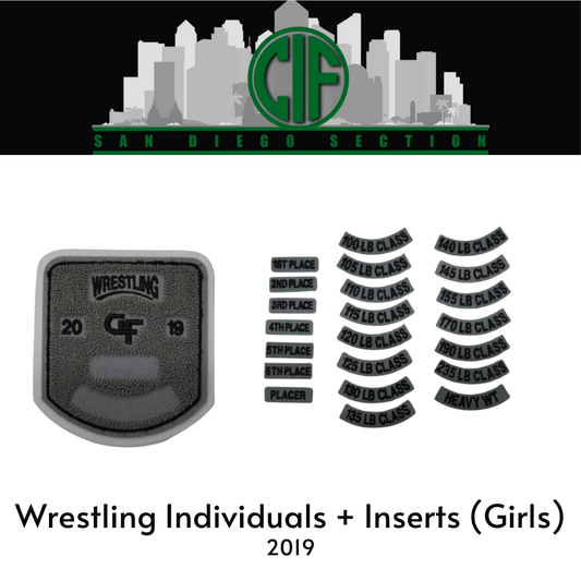 Wrestling Individuals + Inserts (Girls) 2019