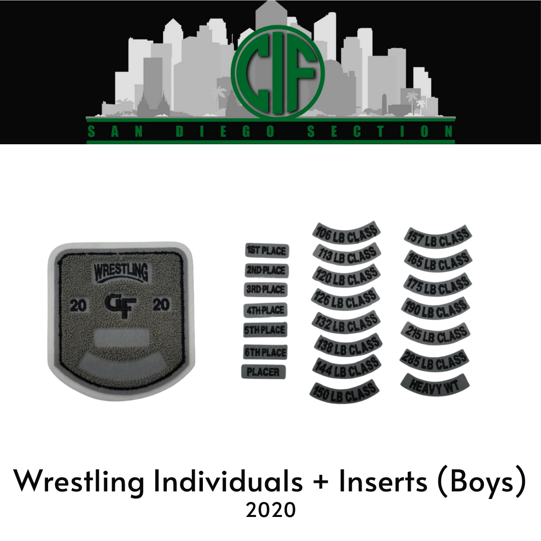 Wrestling Individuals + Inserts (Boys) 2020