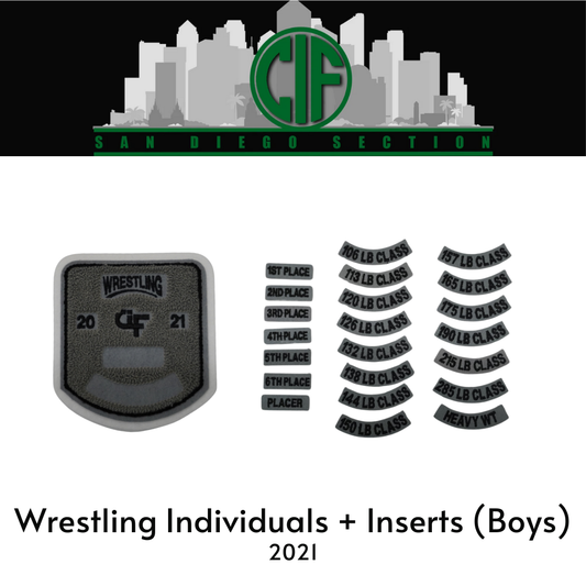 Wrestling Individuals + Inserts (Boys) 2021