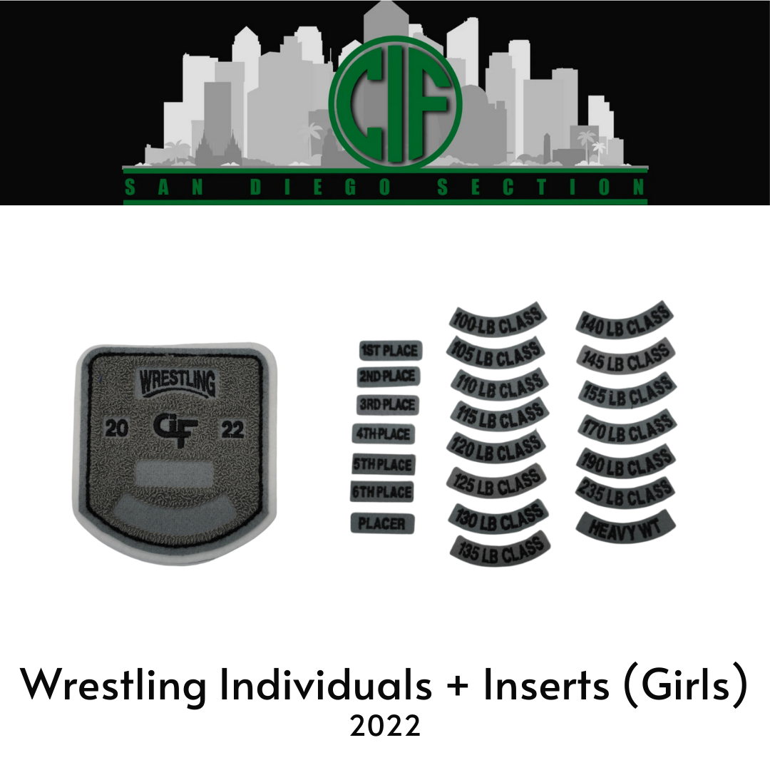 Wrestling Individuals + Inserts (Girls) 2022