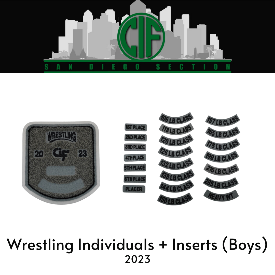 Wrestling Individuals + Inserts (Boys) 2023