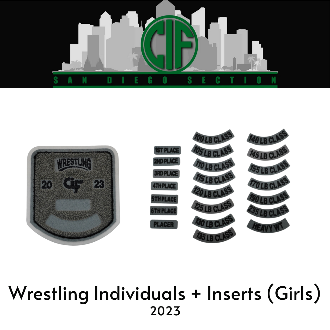 Wrestling Individuals + Inserts (Girls) 2023