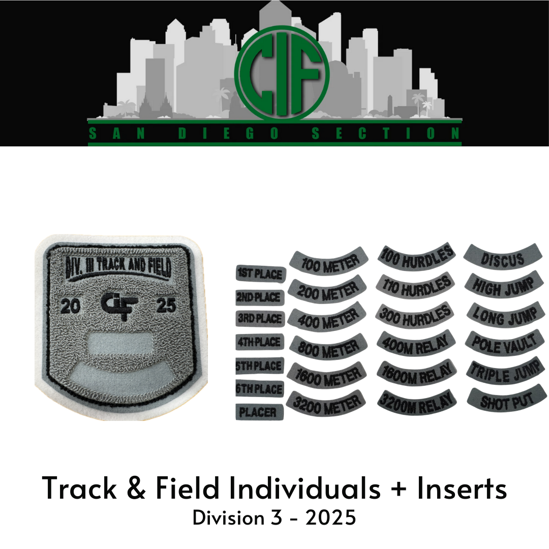 Track & Field Individuals Division 3 + Inserts 2025