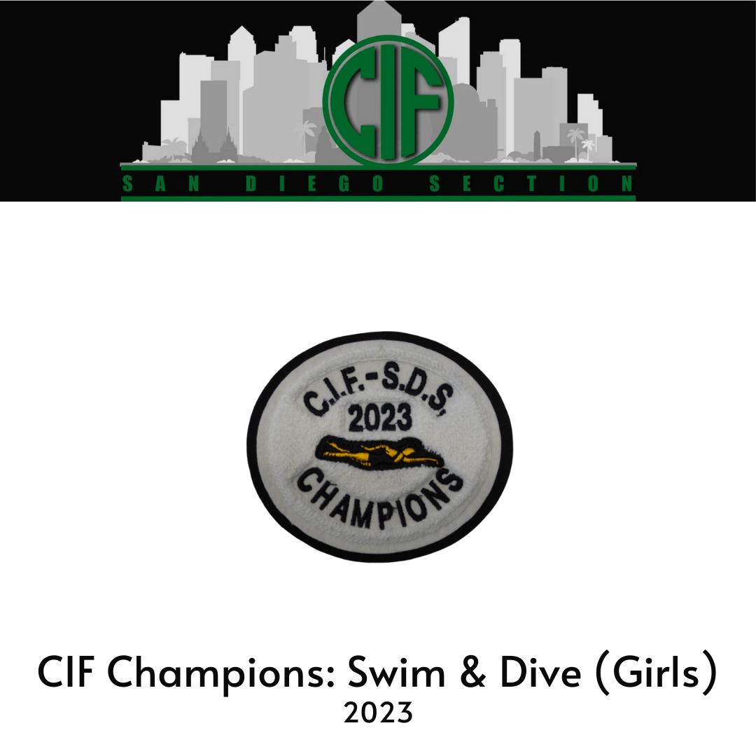 CIF Champions: Swim & Dive (Girls) 2023