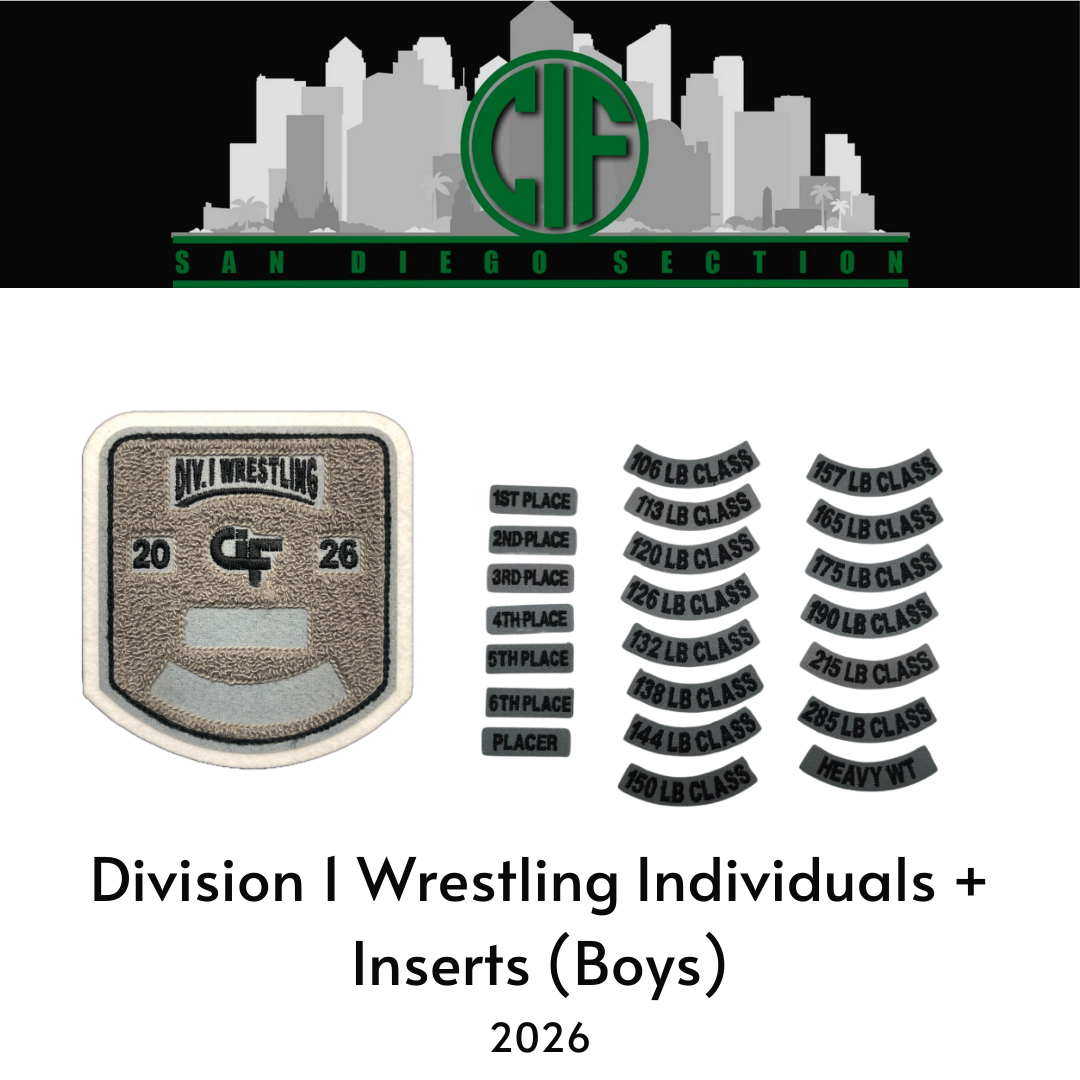 Boys Wrestling Division 1 Individual + Inserts (Boys) 2026