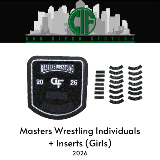 Masters Wrestling Individual + Inserts (Girls) 2026